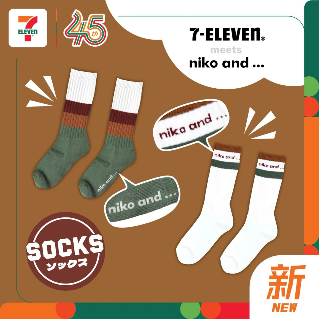香港7-Eleven × niko and… コラボ第2弾が2026年 9/7 スタート (セブンイレブン ニコアンド)