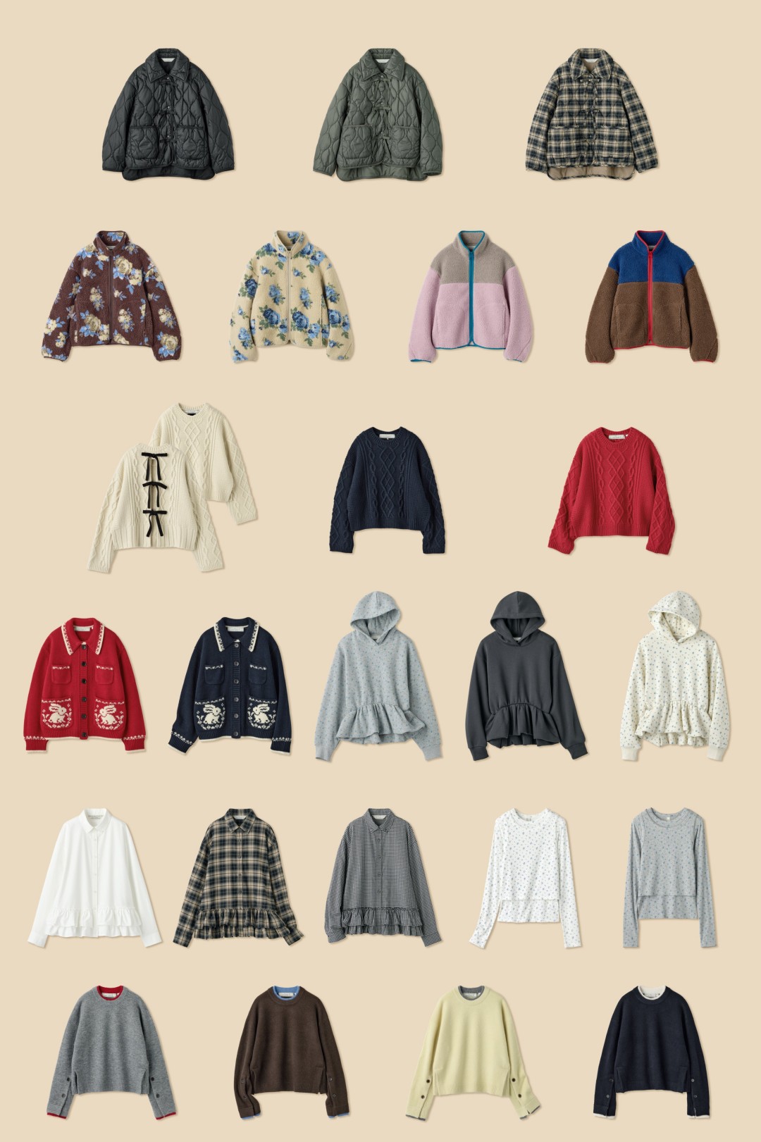 GU × rokh 2026 FW コラボコレクションが10/5 7:15~発売 (ジーユー ロク)