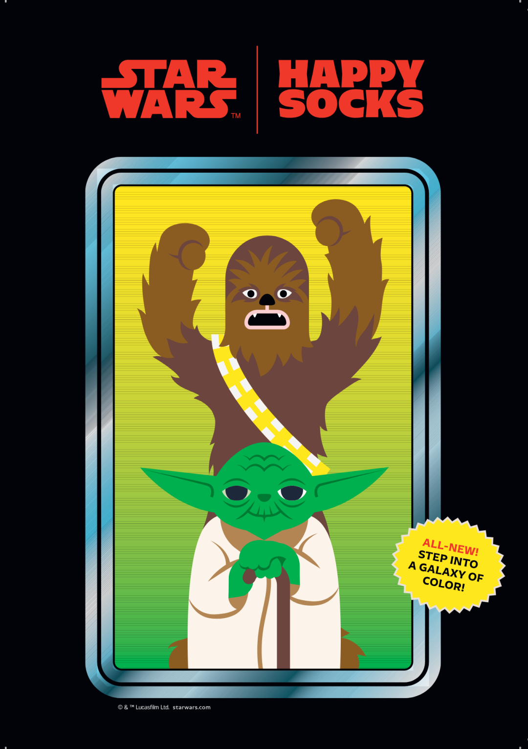 STAR WARS × Happy Socks 伝説的サーガの世界観を表現した最新コレクションが2026年 10/2 発売 (スターウォーズ ハッピーソックス)