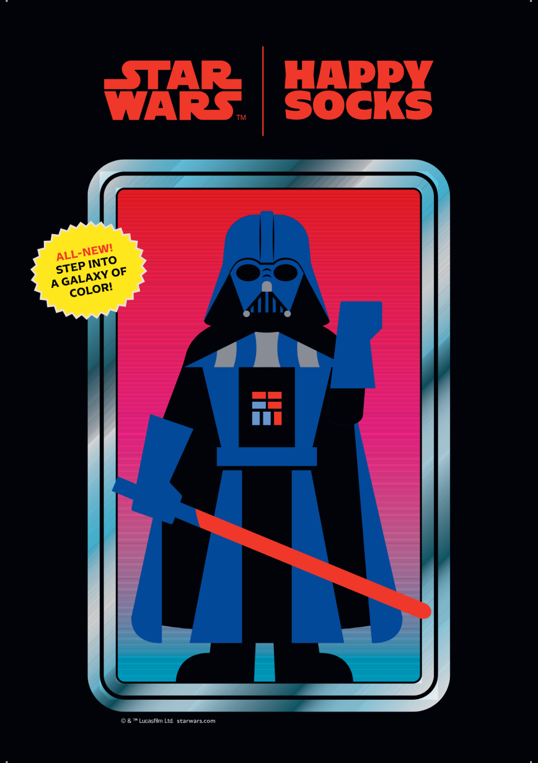STAR WARS × Happy Socks 伝説的サーガの世界観を表現した最新コレクションが2026年 10/2 発売 (スターウォーズ ハッピーソックス)
