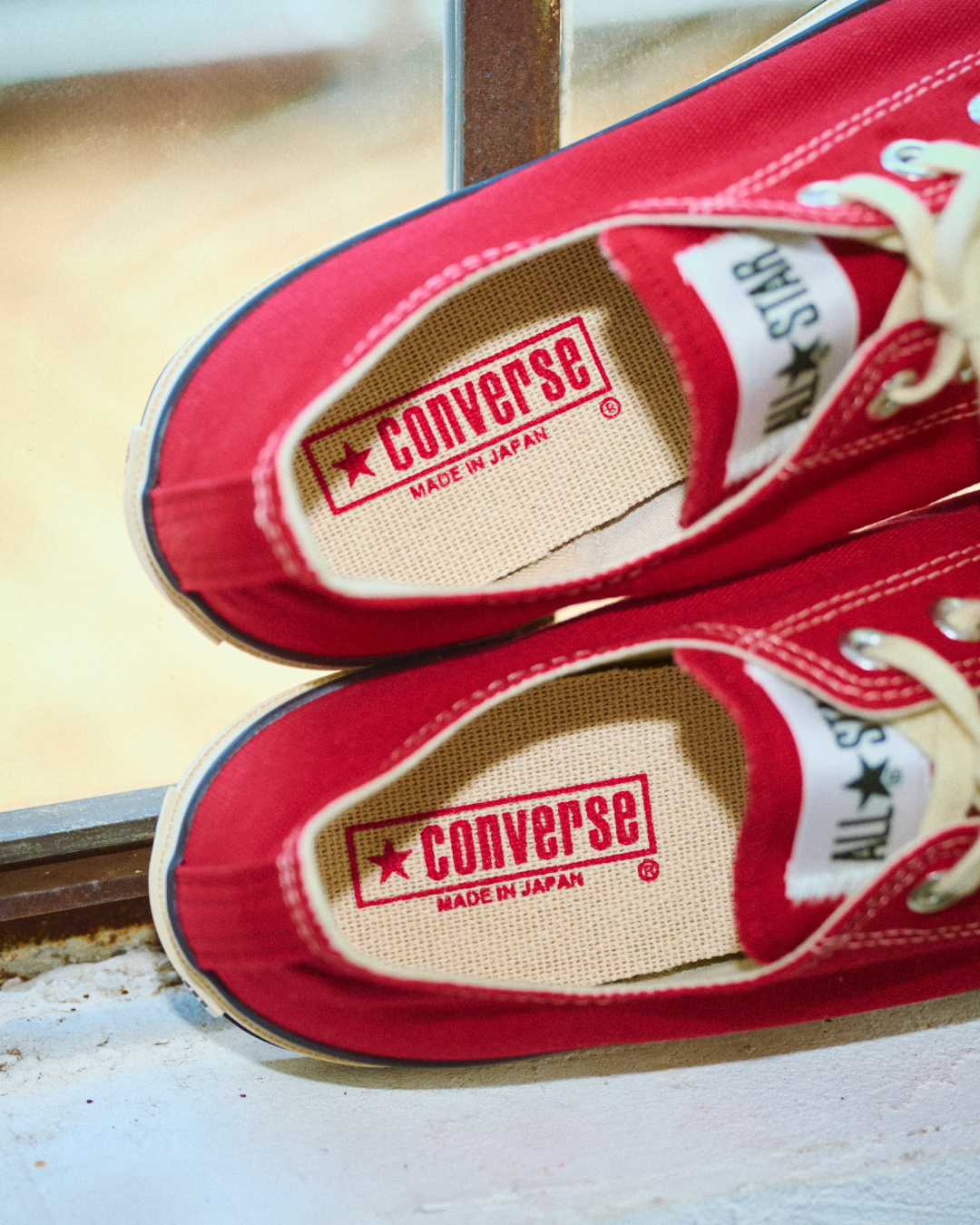 【日本製・2026年 9/11 発売】CONVERSE CANVAS ALL STAR J OX/HI “Red” (コンバース キャンバス オールスター “レッド”) [31318660/31318870]