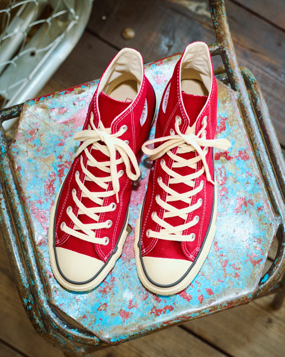 【日本製・2026年 9/11 発売】CONVERSE CANVAS ALL STAR J OX/HI “Red” (コンバース キャンバス オールスター “レッド”) [31318660/31318870]