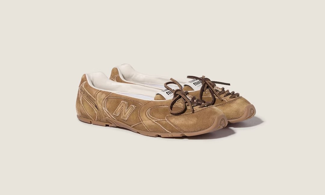 【発売中】MIU MIU × New Balance 530 SL デラヴェ スエード/デコレザー バレリーナ 2026 FW (ミュウミュウ ニューバランス 2026年 秋冬 Delave Suede/Deco Leather Ballerinas)