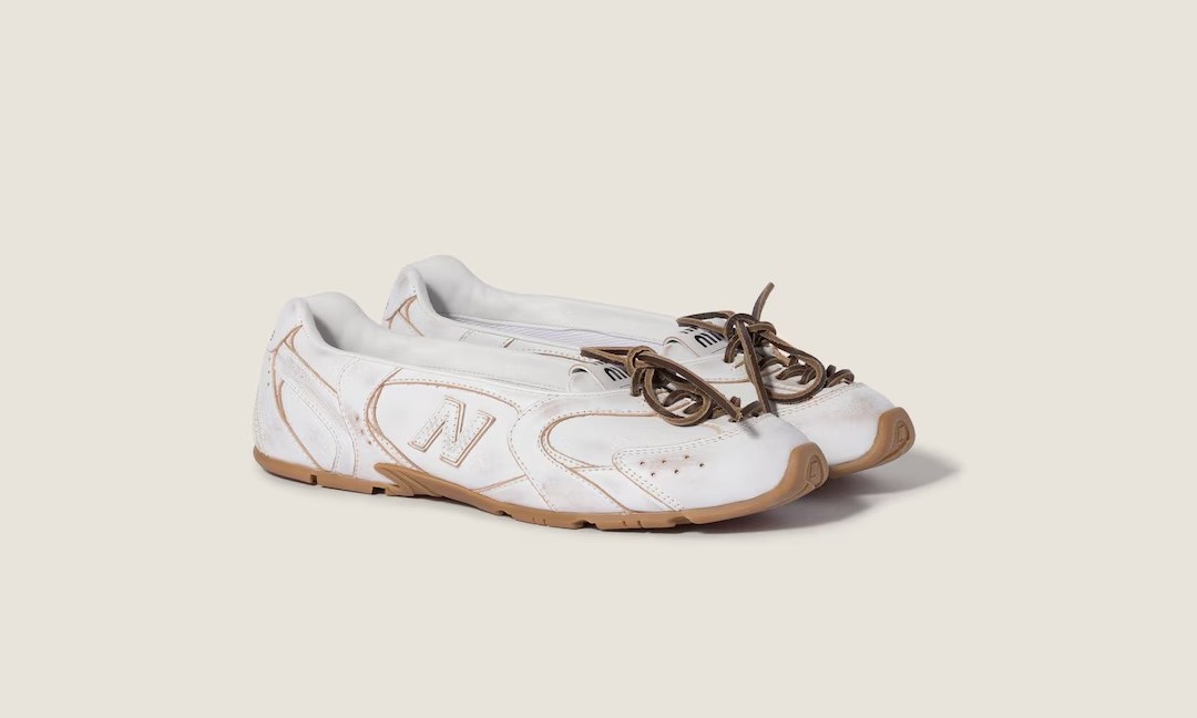 【発売中】MIU MIU × New Balance 530 SL デラヴェ スエード/デコレザー バレリーナ 2026 FW (ミュウミュウ ニューバランス 2026年 秋冬 Delave Suede/Deco Leather Ballerinas)