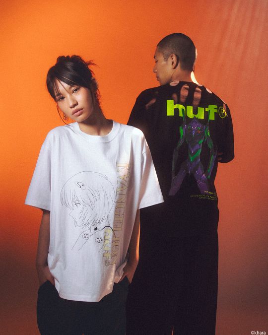 HUF × EVANGELION 2026 FW コラボコレクションが9/19 発売 (ハフ エヴァンゲリオン)