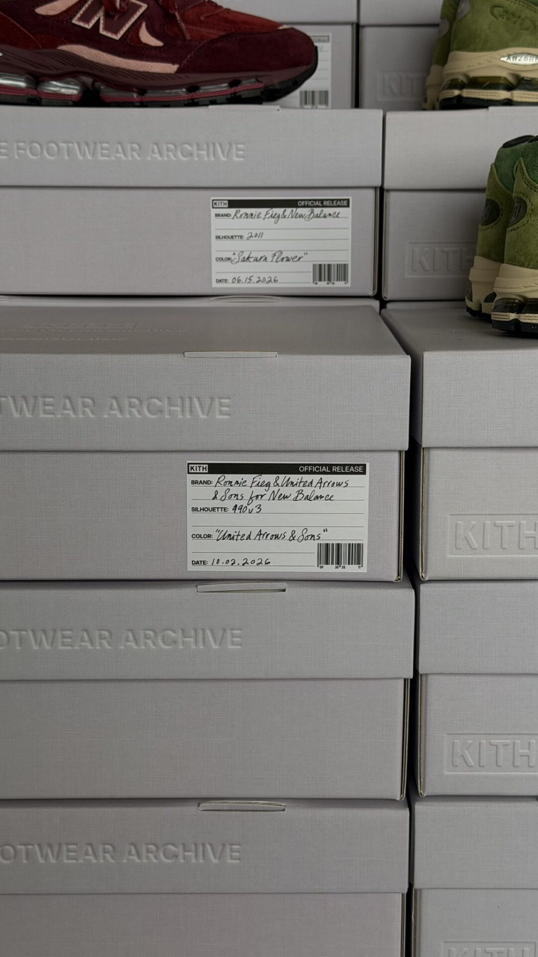 【2026年 10/2 発売予定】KITH × New Balance for UNITED ARROWS & SONS 990v3 (キス ニューバランス “ユナイテッドアローズ & サンズ”)
