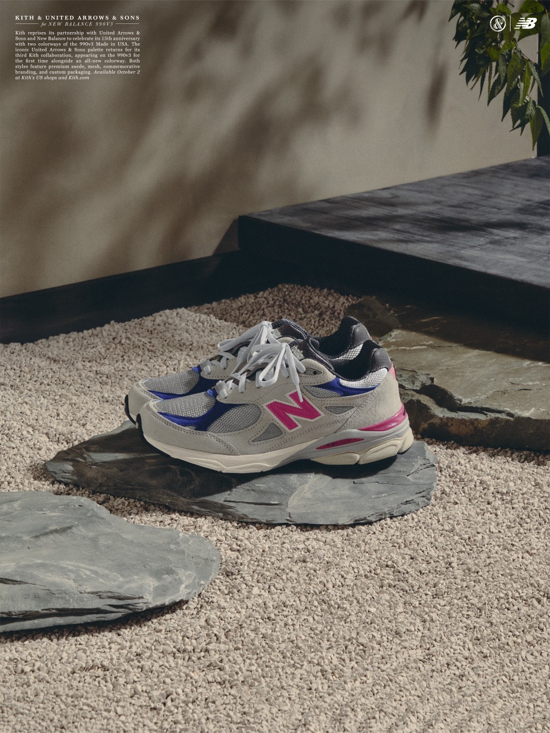 【2026年 10/2 発売予定】KITH × New Balance for UNITED ARROWS & SONS 990v3 (キス ニューバランス “ユナイテッドアローズ & サンズ”)