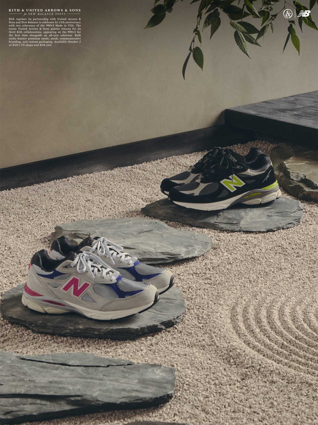 【2026年 10/2 発売予定】KITH × New Balance for UNITED ARROWS & SONS 990v3 (キス ニューバランス “ユナイテッドアローズ & サンズ”)