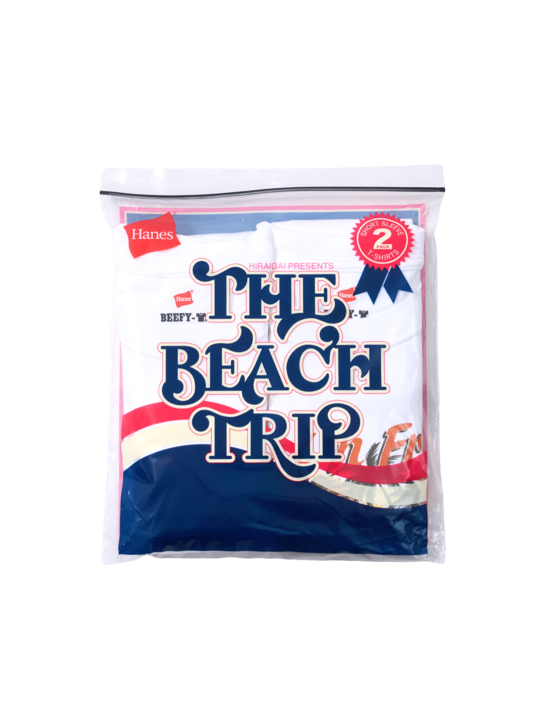 Hanes × シンガーソングライター「平井 大」”THE BEACH TRIP 2P BEEFY-T T-SHIRTS”が2026年 10/1~順次発売 (ヘインズ)