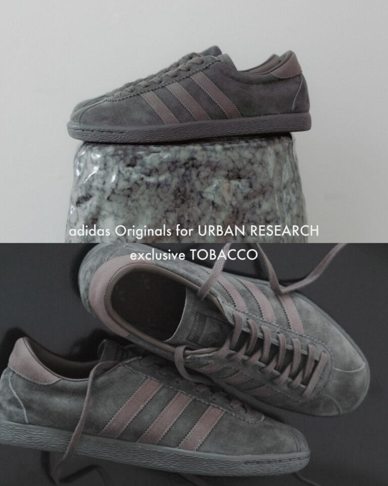 adidas Originals for URBAN RESEARCH TOBACCO 2026 FW “Cinder”が10