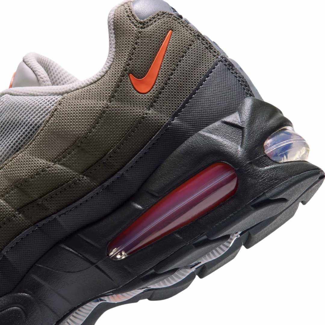 【2026年 11/1 発売予定】NIKE AIR MAX 95 BIG BUBBLE “Dark Loden/Safety Orange” (ナイキ エア マックス 95 ビッグバブル “ダークロデン/セーフティオレンジ”) [IQ7128-003]