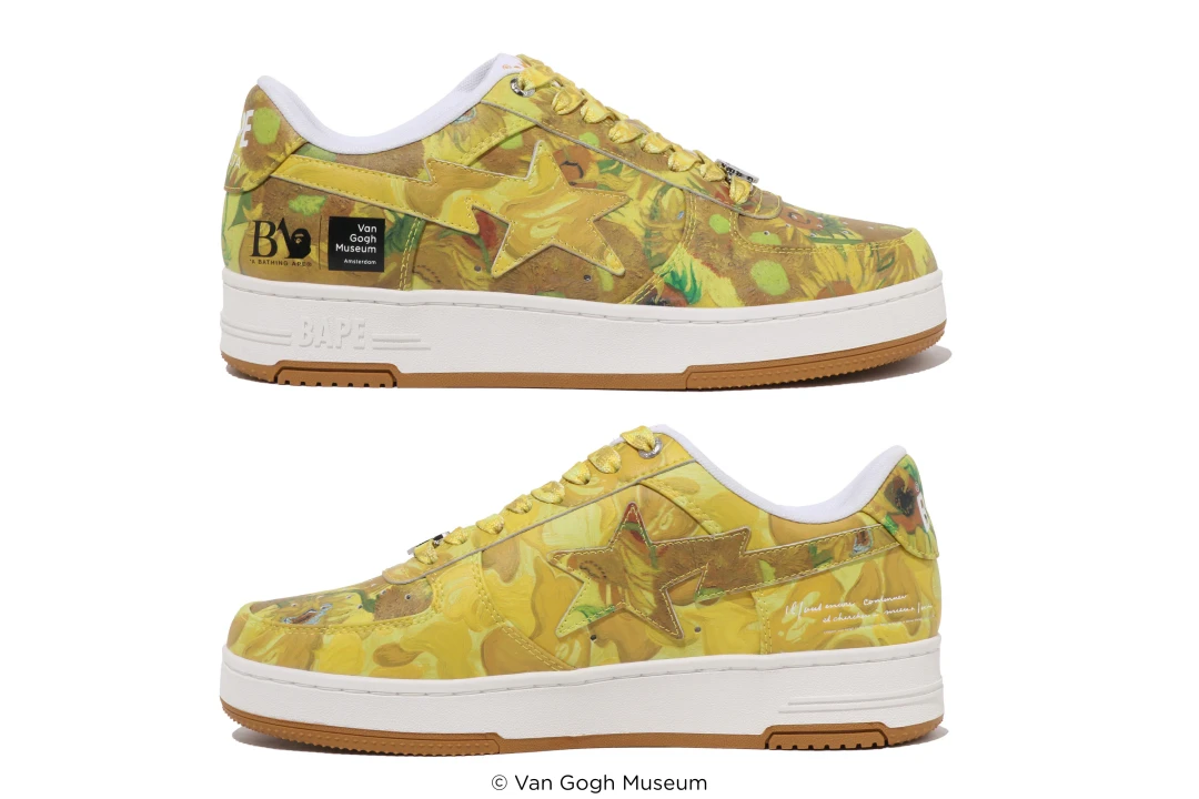 A BATHING APE × Van Gogh Museum 第2弾!ゴッホの名画を纏った「BAPE STA™」と「BE@RBRICK」が2026年 9/12 発売 (ア ベイシング エイプ フィンセント・ファン・ゴッホ ベアブリック)