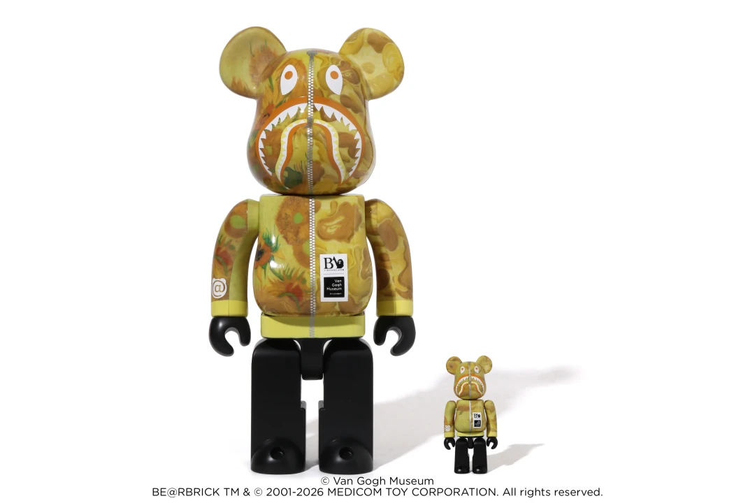 A BATHING APE × Van Gogh Museum 第2弾!ゴッホの名画を纏った「BAPE STA™」と「BE@RBRICK」が2026年 9/12 発売 (ア ベイシング エイプ フィンセント・ファン・ゴッホ ベアブリック)