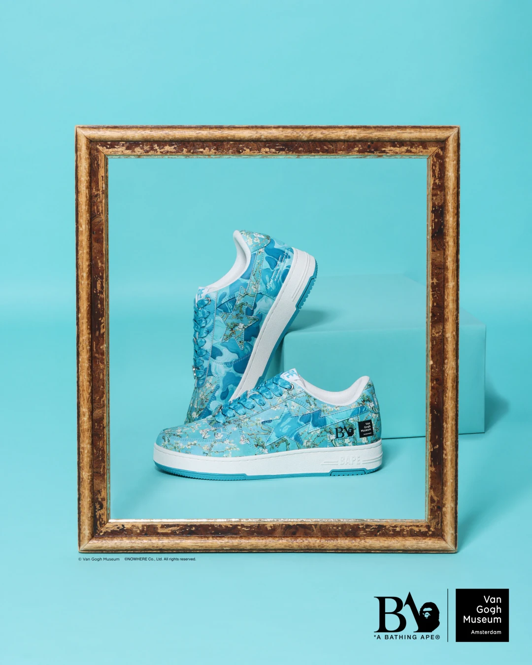A BATHING APE × Van Gogh Museum 第2弾!ゴッホの名画を纏った「BAPE STA™」と「BE@RBRICK」が2026年 9/12 発売 (ア ベイシング エイプ フィンセント・ファン・ゴッホ ベアブリック)
