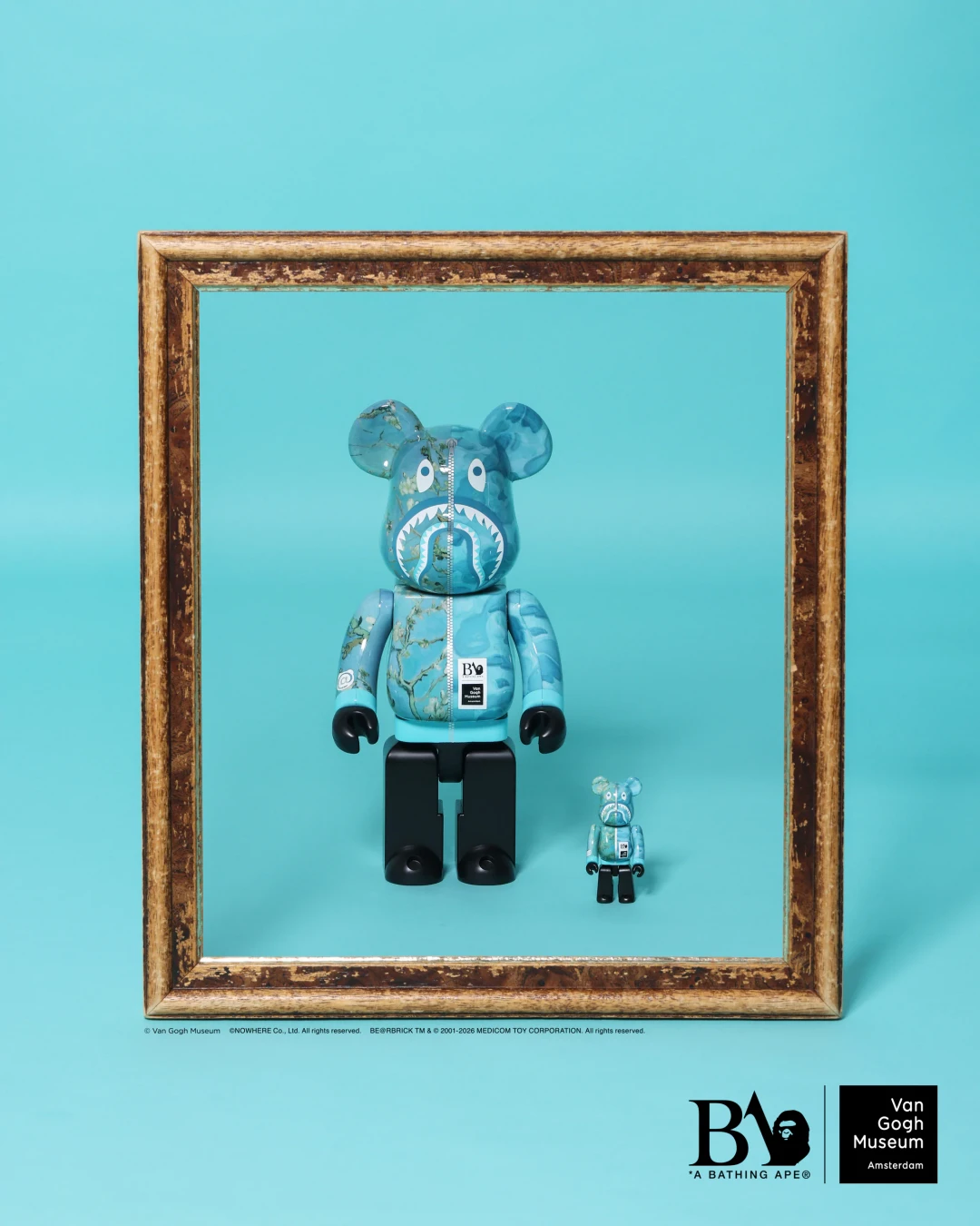 A BATHING APE × Van Gogh Museum 第2弾!ゴッホの名画を纏った「BAPE STA™」と「BE@RBRICK」が2026年 9/12 発売 (ア ベイシング エイプ フィンセント・ファン・ゴッホ ベアブリック)