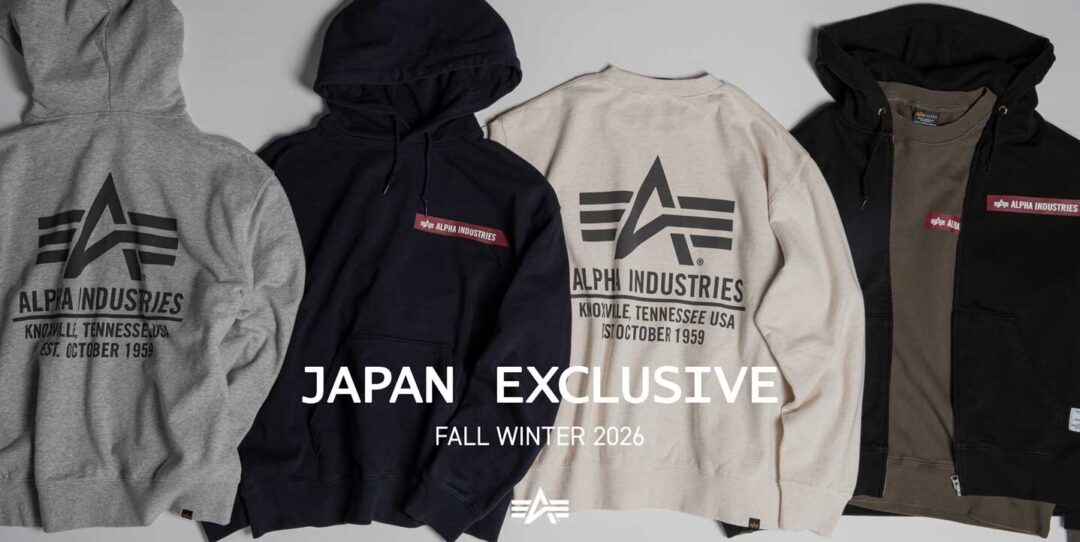 アルファ インダストリーズ 日本限定コレクション「JAPAN EXCLUSIVE FALL WINTER 2026」が発売 (ALPHA INDUSTRIES)
