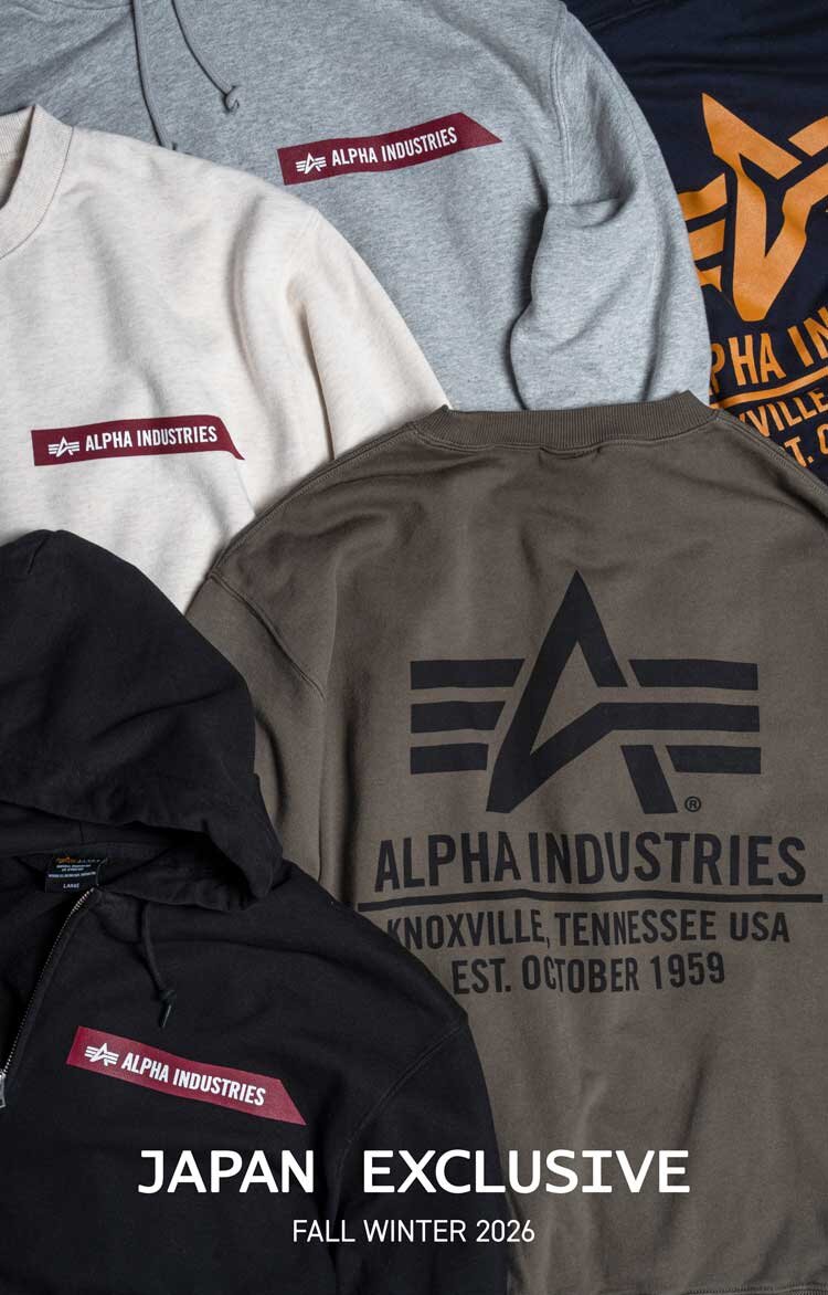 アルファ インダストリーズ 日本限定コレクション「JAPAN EXCLUSIVE FALL WINTER 2026」が発売 (ALPHA INDUSTRIES)