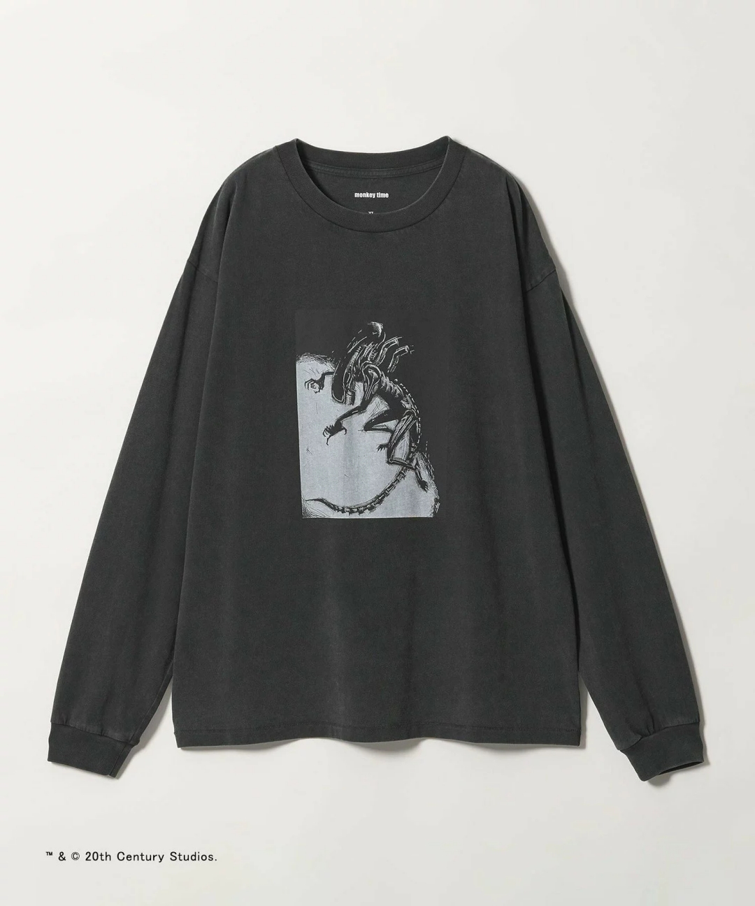 ALIEN × monkey time 2026 FW 別注 “プリント ロングスリーブ Tシャツ”が9月上旬 発売 (エイリアン モンキータイム)