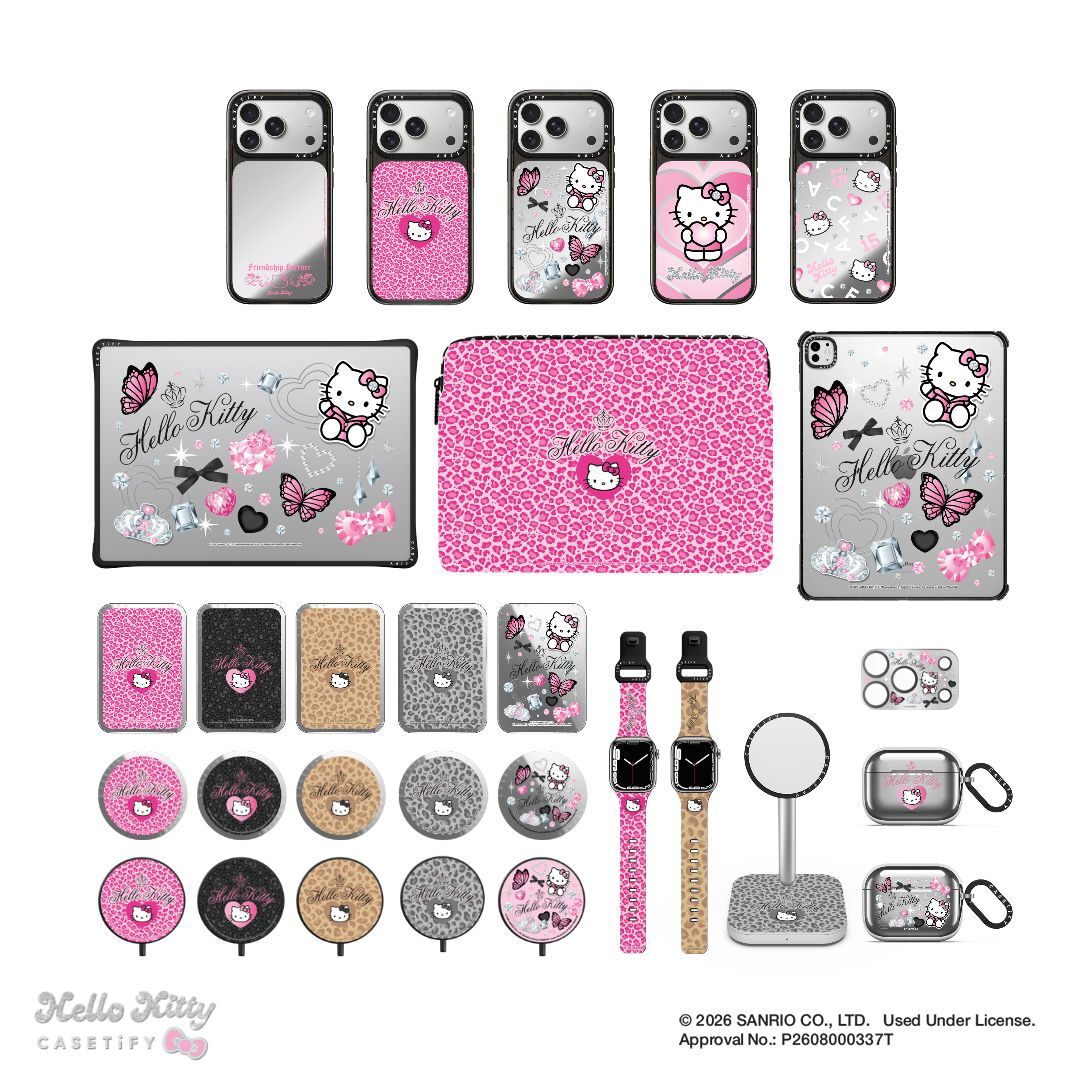 ハローキティ × CASETiFY コラボコレクションが2026年 9/29 発売 (HELLO KITTY ケースティファイ)
