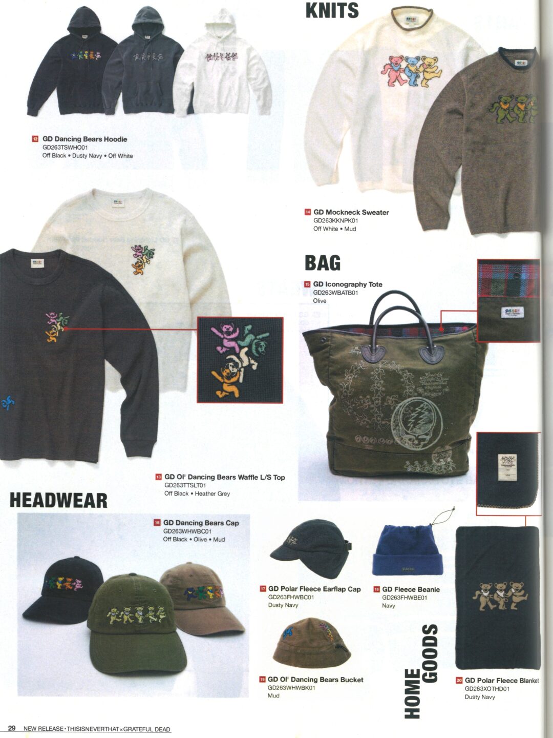 thisisneverthat × Grateful Dead 2026 FW コラボレーションが10/2 発売 (ディスイズネバーザット グレイトフル・デッド)