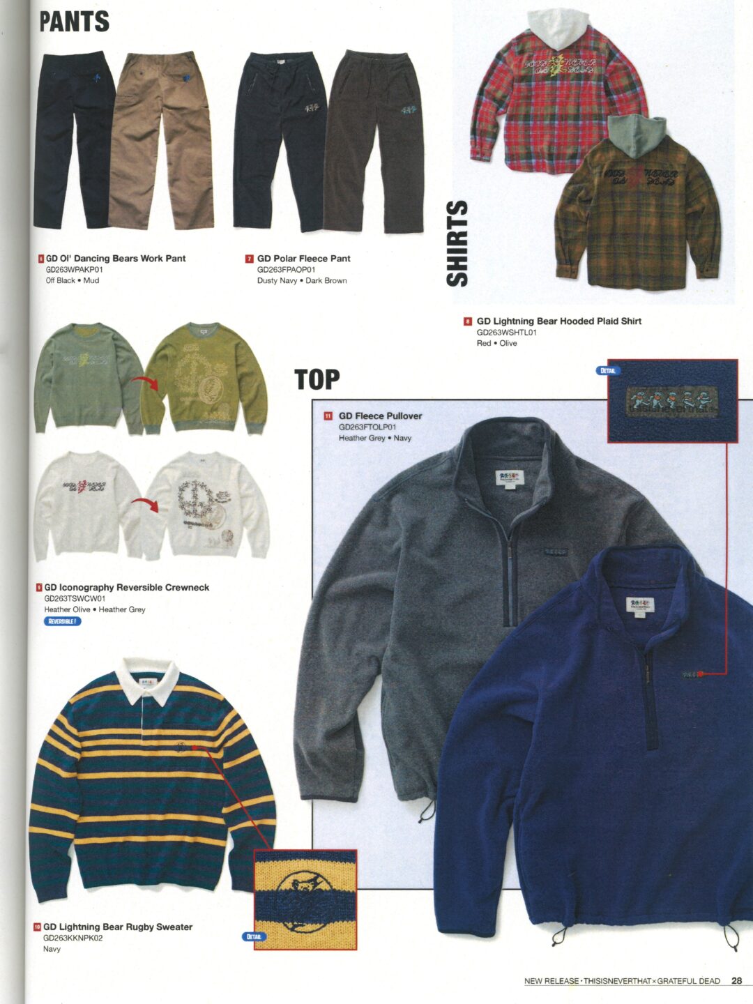 thisisneverthat × Grateful Dead 2026 FW コラボレーションが10/2 発売 (ディスイズネバーザット グレイトフル・デッド)