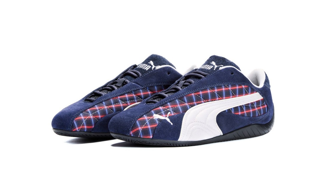 atmos × AGAINST LAB × PUMA SPEEDCAT PLUS PROJECT: PLAID 2026（puma × atmos / AGAINST LAB）