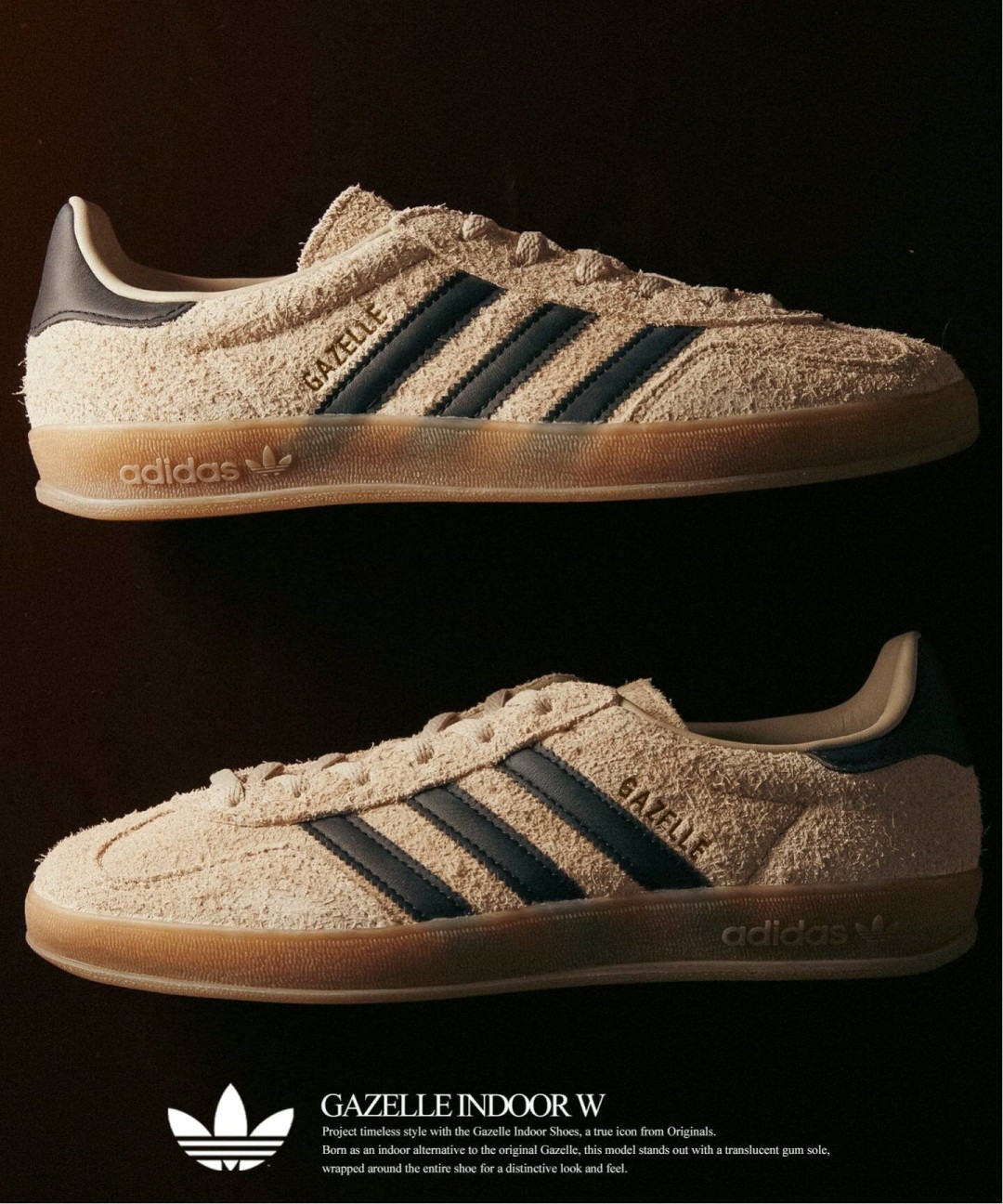 【2026年 10月中旬 発売】JOURNAL STANDARD relume × adidas Originals GAZELLE INDOOR “KHATHR/CBLACK/PREBLE” (アディダス オリジナルス ガゼル ロー インドア) [KJ8317]