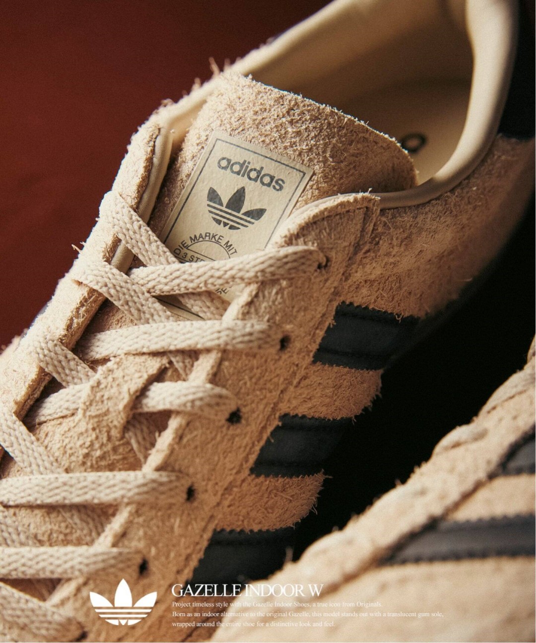 【2026年 10月中旬 発売】JOURNAL STANDARD relume × adidas Originals GAZELLE INDOOR “KHATHR/CBLACK/PREBLE” (アディダス オリジナルス ガゼル ロー インドア) [KJ8317]