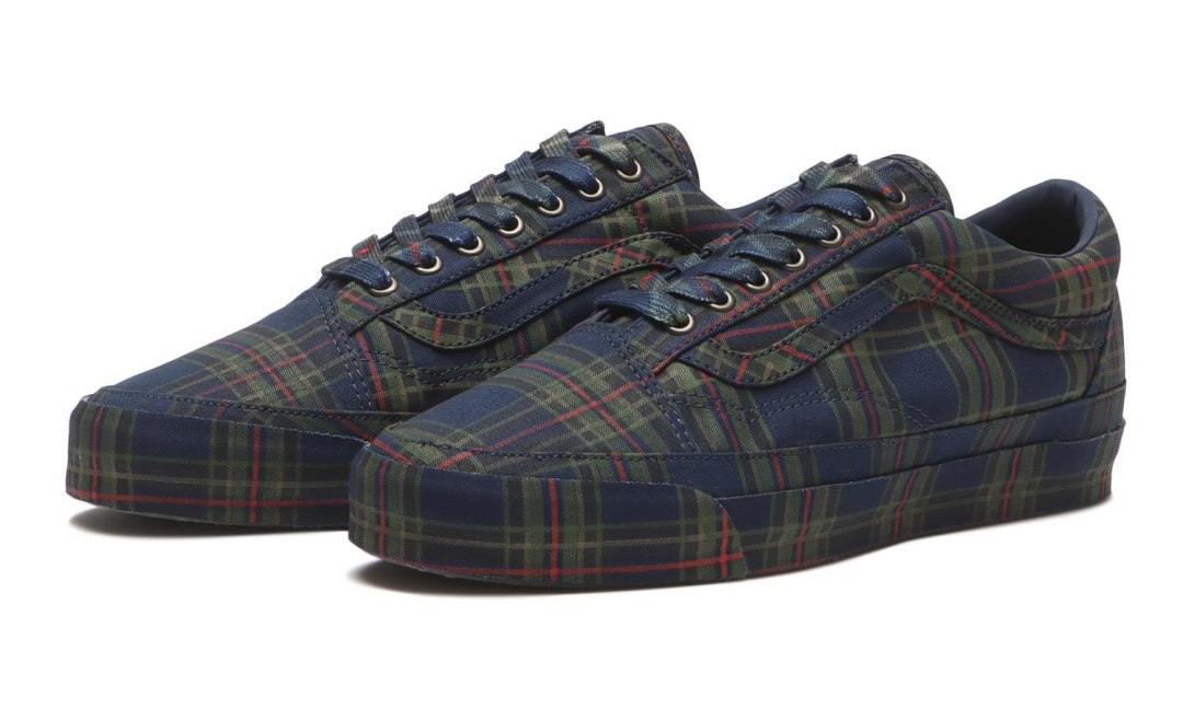 【2026年 10/1 発売】VANS PREMIUM OLD SKOOL “PLAID NAVY/MULTI” (バンズ プレミアム オールドスクール “プレイドネイビー”) [VN000D9JBIP]