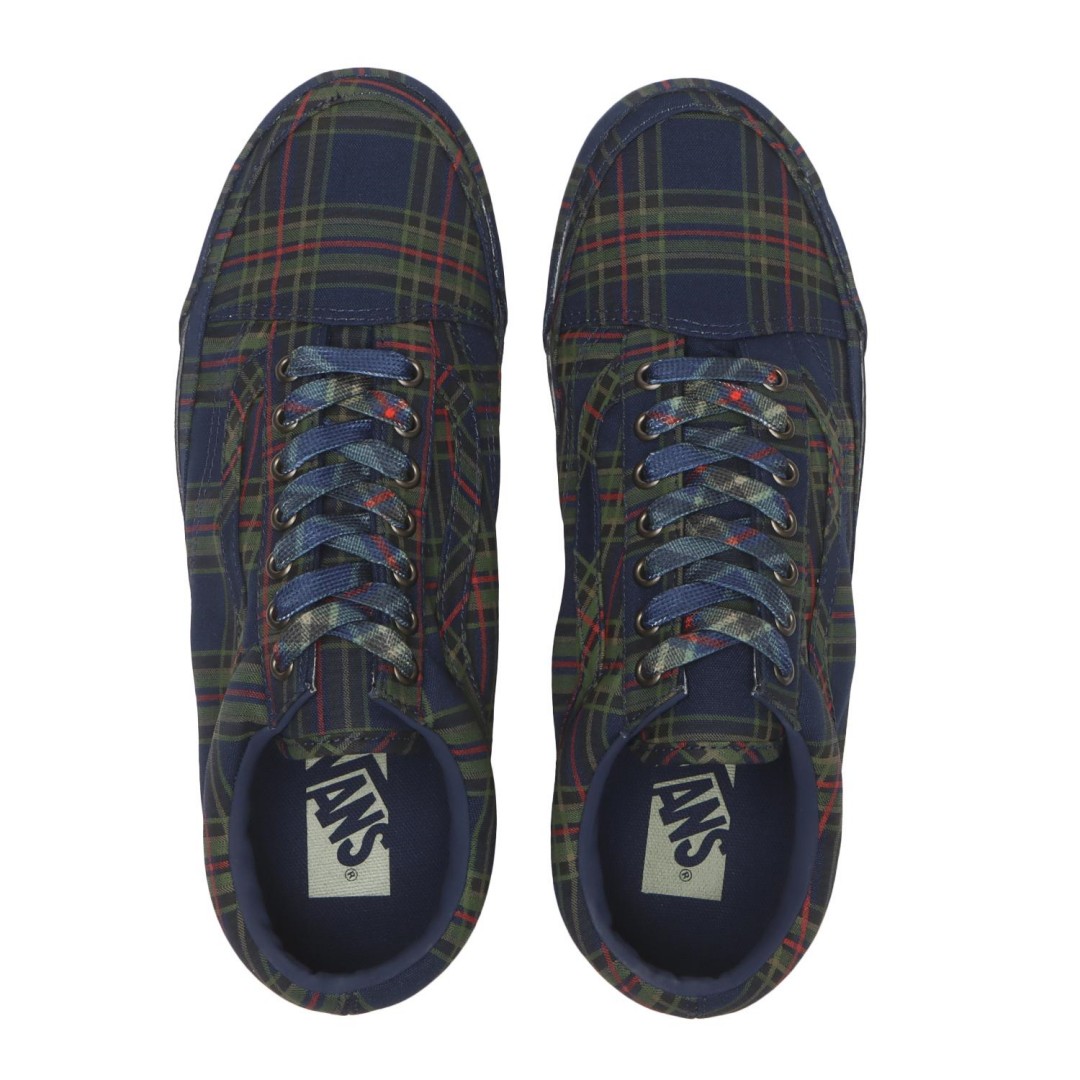 【2026年 10/1 発売】VANS PREMIUM OLD SKOOL “PLAID NAVY/MULTI” (バンズ プレミアム オールドスクール “プレイドネイビー”) [VN000D9JBIP]