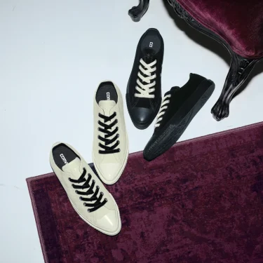 【2026年 9/25 発売】CONVERSE ALL STAR POINTEDTOE VELVET OX “Black/Vanilla” (コンバース オールスター ポインテッドトウ ベルベット) [31319180/31319181]