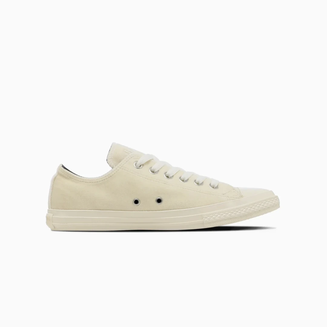 【2026年 9/25 発売】CONVERSE ALL STAR POINTEDTOE VELVET OX “Black/Vanilla” (コンバース オールスター ポインテッドトウ ベルベット) [31319180/31319181]