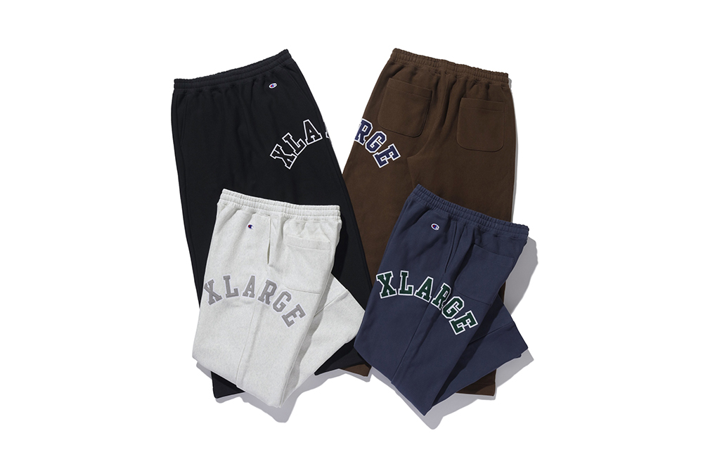 XLARGE × Champion 2026 FW “REVERSE WEAVE HOODED SWEATSHIRT & SWEAT PANTS”が9/25 発売 (エクストララージ チャンピオン リバースウィーブ)