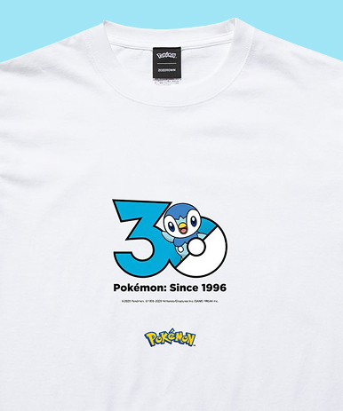 ポケモン1,025匹の30周年記念ロゴTシャツが2026年 9/18 発売 (Pokémon 30th Anniversary 1025 T-shirt Collection presented by ZOZOTOWN ゾゾタウン)