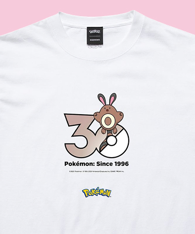 ポケモン1,025匹の30周年記念ロゴTシャツが2026年 9/18 発売 (Pokémon 30th Anniversary 1025 T-shirt Collection presented by ZOZOTOWN ゾゾタウン)