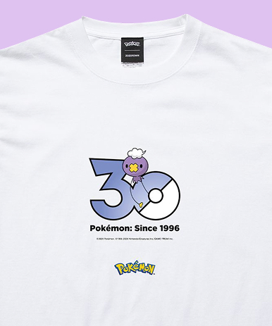 ポケモン1,025匹の30周年記念ロゴTシャツが2026年 9/18 発売 (Pokémon 30th Anniversary 1025 T-shirt Collection presented by ZOZOTOWN ゾゾタウン)