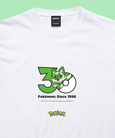 ポケモン1,025匹の30周年記念ロゴTシャツが2026年 9/18 発売 (Pokémon 30th Anniversary 1025 T-shirt Collection presented by ZOZOTOWN ゾゾタウン)