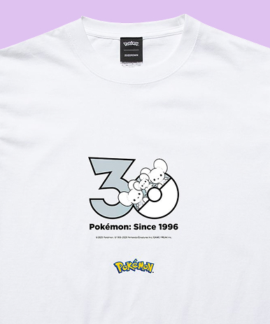 ポケモン1,025匹の30周年記念ロゴTシャツが2026年 9/18 発売 (Pokémon 30th Anniversary 1025 T-shirt Collection presented by ZOZOTOWN ゾゾタウン)