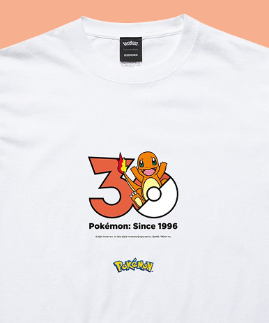 ポケモン1,025匹の30周年記念ロゴTシャツが2026年 9/18 発売 (Pokémon 30th Anniversary 1025 T-shirt Collection presented by ZOZOTOWN ゾゾタウン)