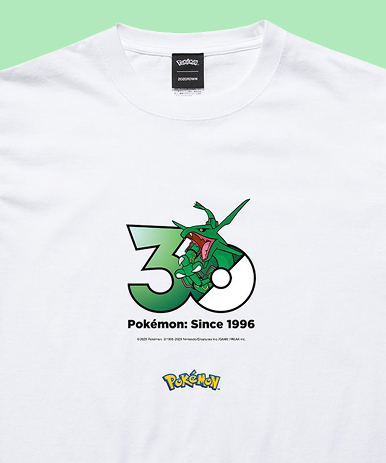 ポケモン1,025匹の30周年記念ロゴTシャツが2026年 9/18 発売 (Pokémon 30th Anniversary 1025 T-shirt Collection presented by ZOZOTOWN ゾゾタウン)