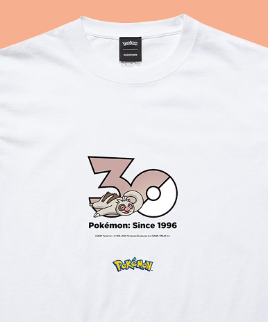 ポケモン1,025匹の30周年記念ロゴTシャツが2026年 9/18 発売 (Pokémon 30th Anniversary 1025 T-shirt Collection presented by ZOZOTOWN ゾゾタウン)