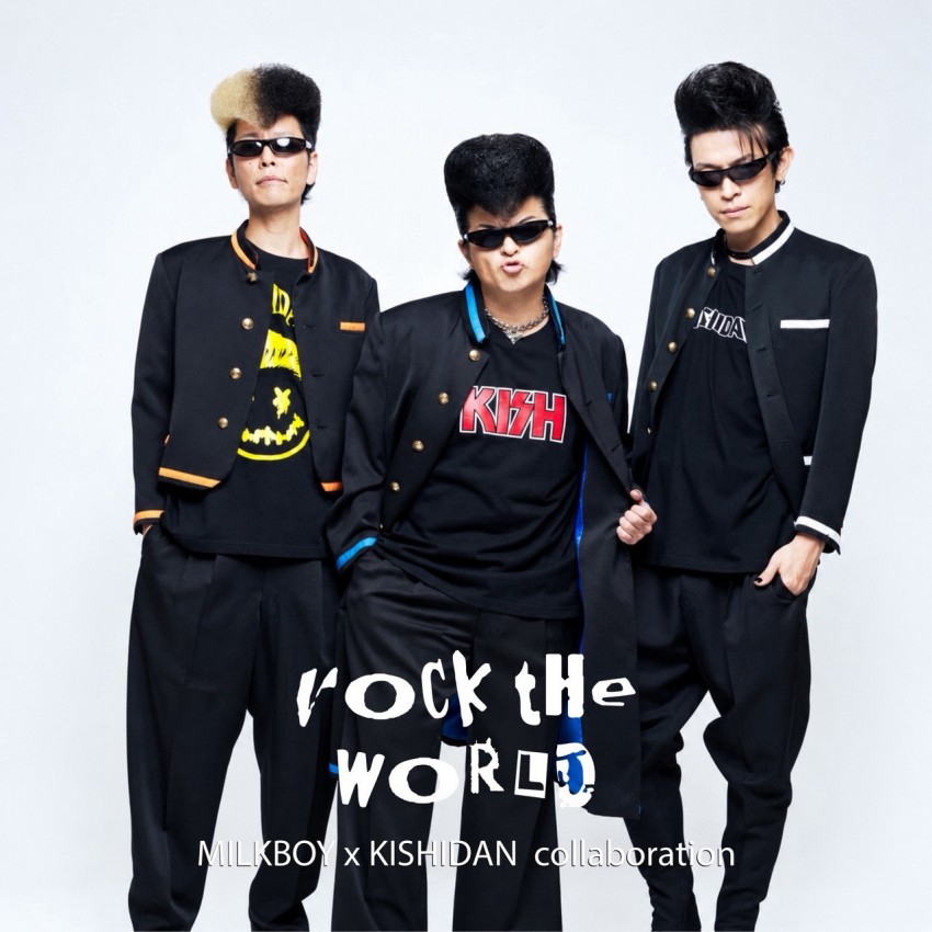 ロックバンド「氣志團」× MILKBOY コラボレーション第2弾 “ROCK THE WORLD”が2026年 9/18 発売 (ミルクボーイ)