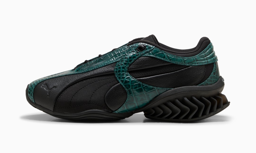 【2026年 10/1 発売】PUMA CELL GEO 1 REPTILIAN “Dark Green/Puma Black” (プーマ セル ジオ レプティリアン) [407007-02]