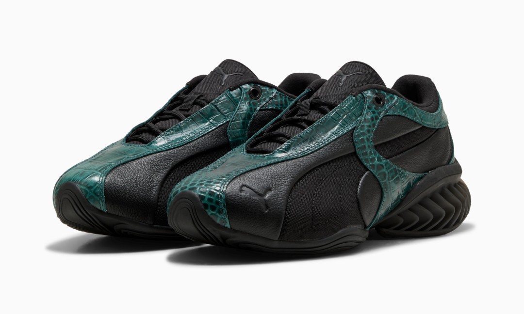 【2026年 10/1 発売】PUMA CELL GEO 1 REPTILIAN “Dark Green/Puma Black” (プーマ セル ジオ レプティリアン) [407007-02]