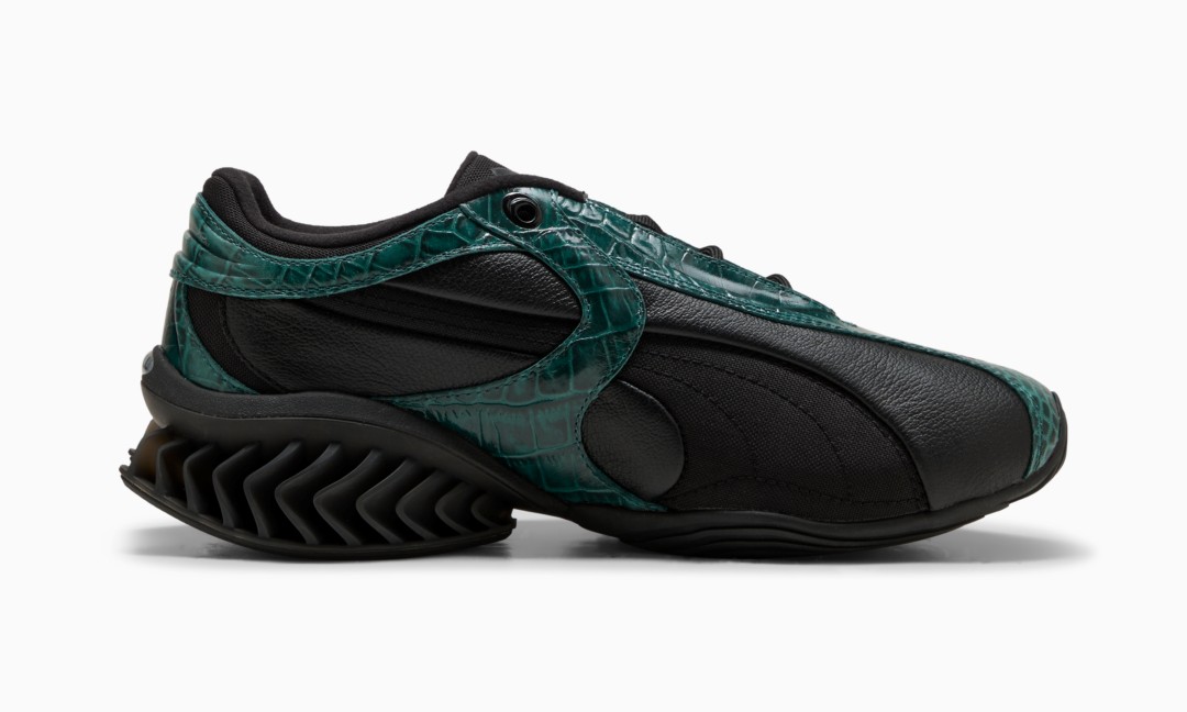 【2026年 10/1 発売】PUMA CELL GEO 1 REPTILIAN “Dark Green/Puma Black” (プーマ セル ジオ レプティリアン) [407007-02]