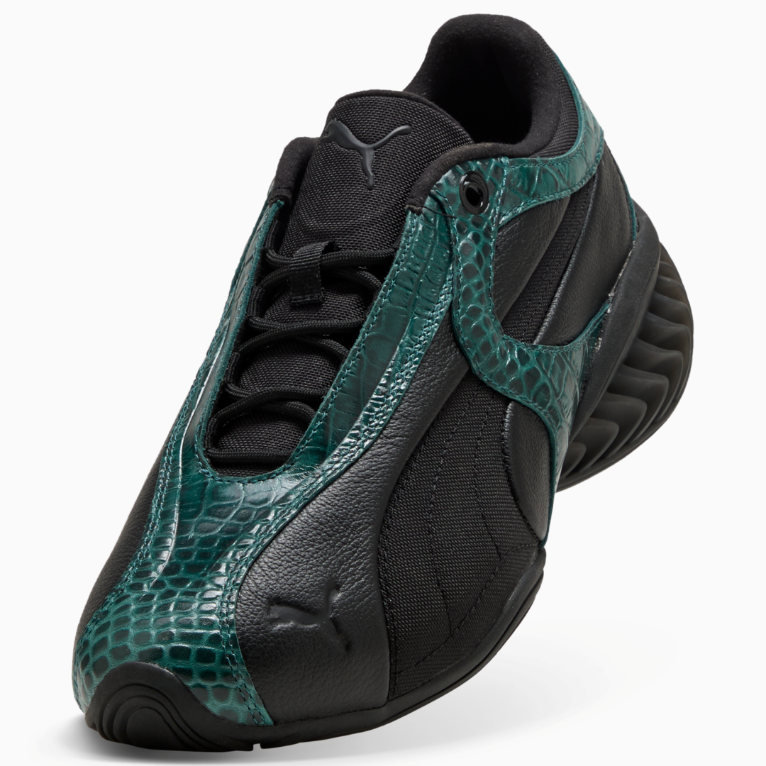 【2026年 10/1 発売】PUMA CELL GEO 1 REPTILIAN “Dark Green/Puma Black” (プーマ セル ジオ レプティリアン) [407007-02]