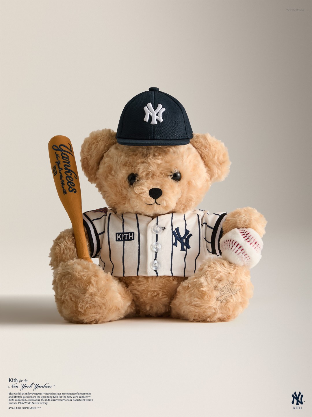 【Kith for New York Yankees COLLECTION】MONDAY PROGRAMが2026年 9/7 発売 (キス New York Yankees コレクション)