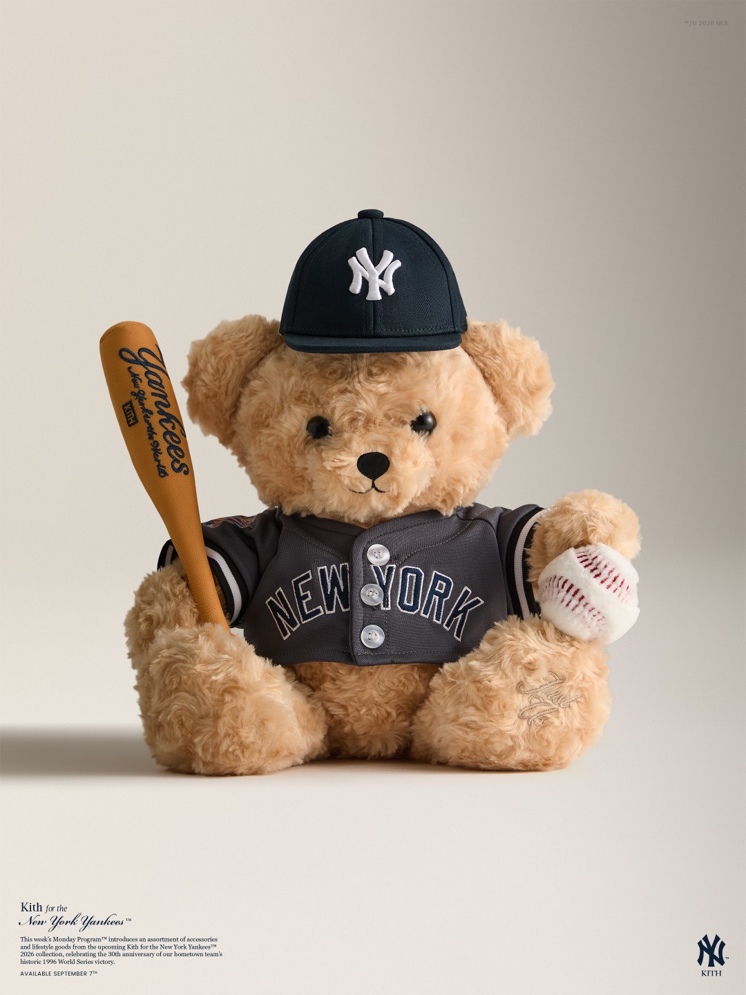 【Kith for New York Yankees COLLECTION】MONDAY PROGRAMが2026年 9/7 発売 (キス New York Yankees コレクション)