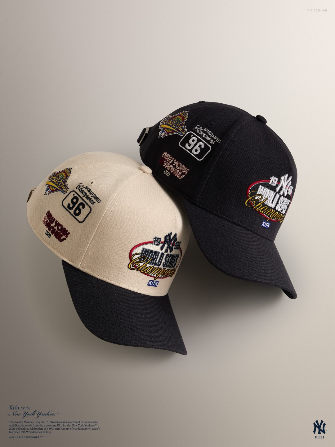 【Kith for New York Yankees COLLECTION】MONDAY PROGRAMが2026年 9/7 発売 (キス New York Yankees コレクション)