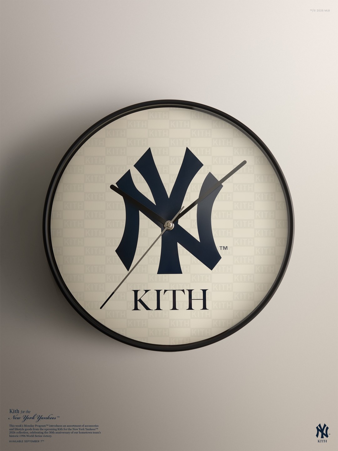 【Kith for New York Yankees COLLECTION】MONDAY PROGRAMが2026年 9/7 発売 (キス New York Yankees コレクション)